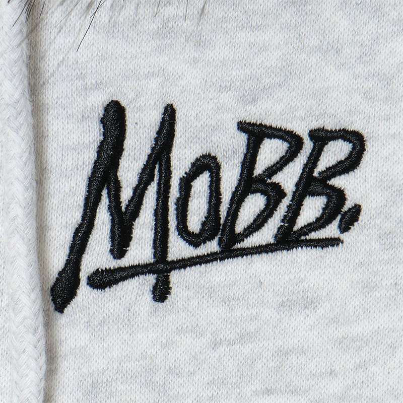 OG CROPPED FUR ZIP HOODIE -GREY- (LADIES)