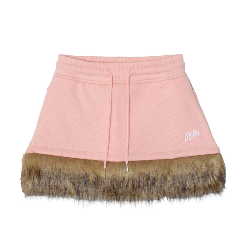 OG SWEAT FUR SKORTS -PINK- (LADIES)