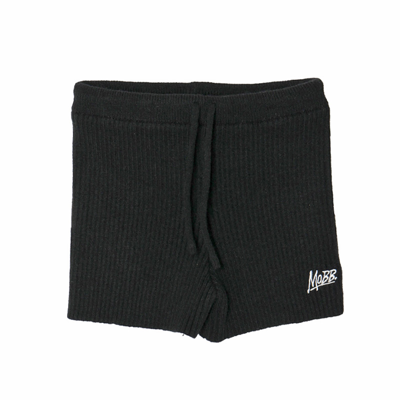 OG KNIT SHORTS -BLACK- (LADIES)