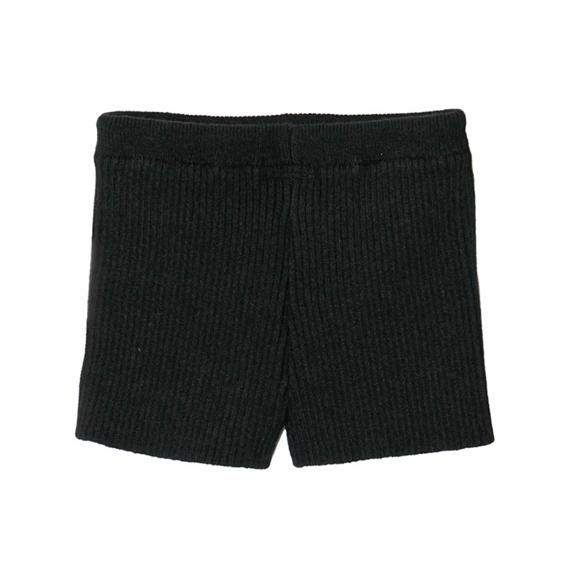 OG KNIT SHORTS -BLACK- (LADIES)