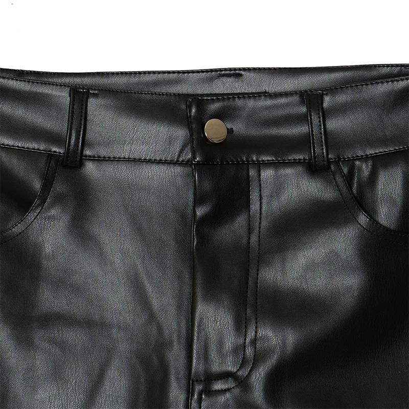 OG ECO LEATHER SKORT -BLACK- (LADIES)