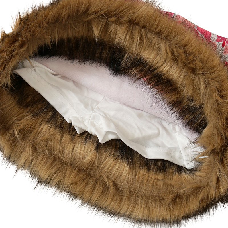 HEART DRIP CAMO FUR SKORT -PINK- (LADIES)