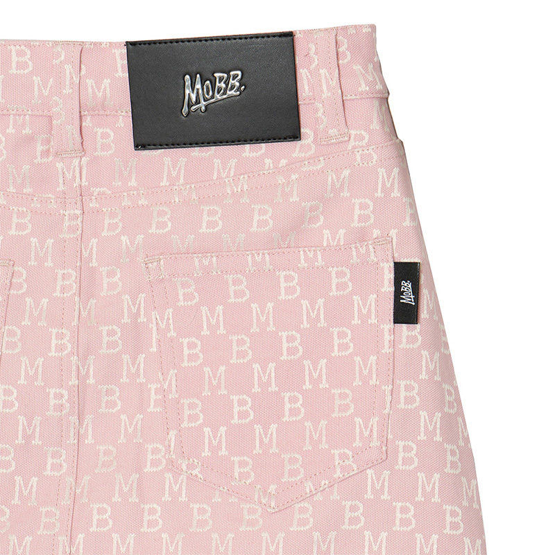 MONOGRAM JACQUARD SKORT -PINK- (LADIES)