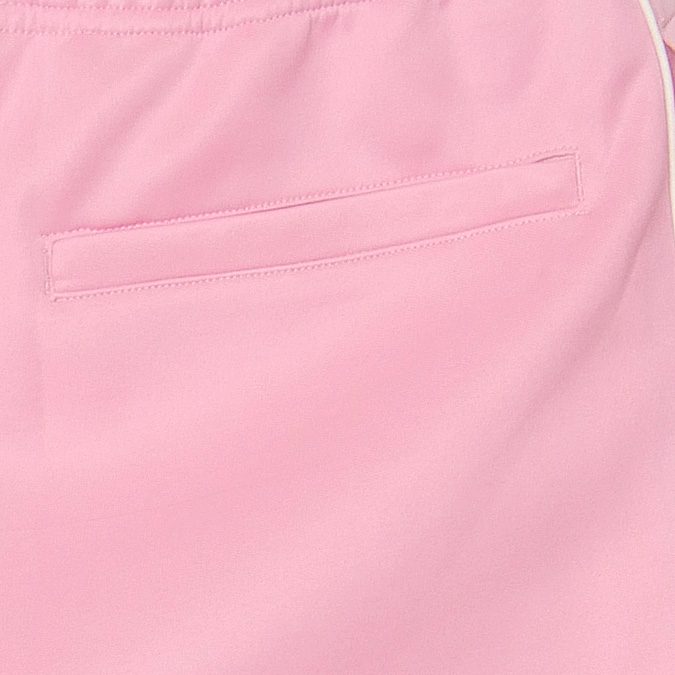 JERSEY TRACK SNAP PANTS -PINK- (LADIES)