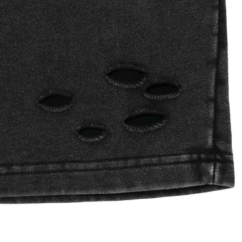 OG PIGMENT DAMAGE SWEAT PANTS -BLACK - (LADIES)