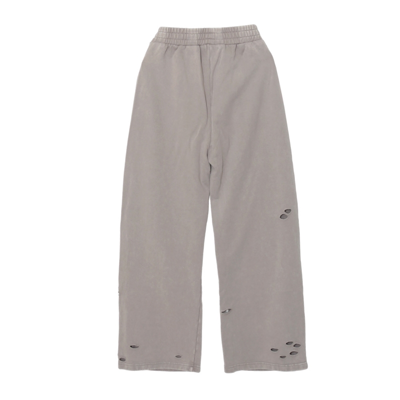 OG PIGMENT DAMAGE SWEAT PANTS -GREY - (LADIES)