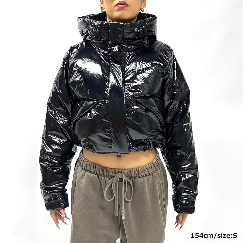 SHINNY DOWN JACKET -BLACK- (LADIES)