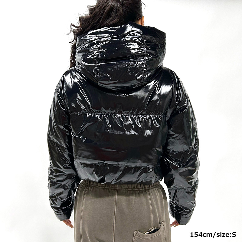 SHINNY DOWN JACKET -BLACK- (LADIES)