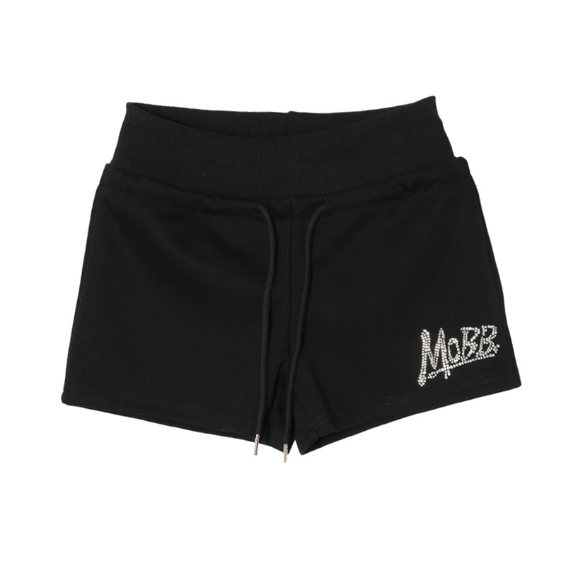 OG STONE SWEAT SHORTS -BLACK- (LADIES)