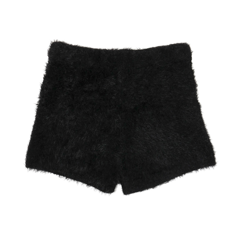 OG MOHAIR SHORTS -BLACK- (LADIES)