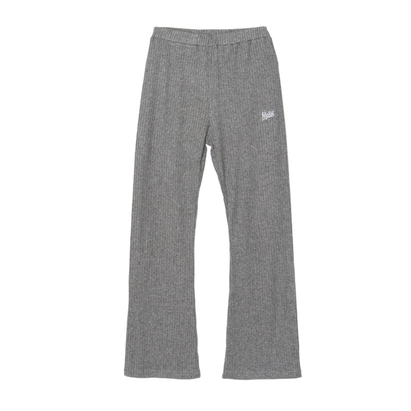 GLITTER RIB PANTS -GREY- (LADIES)