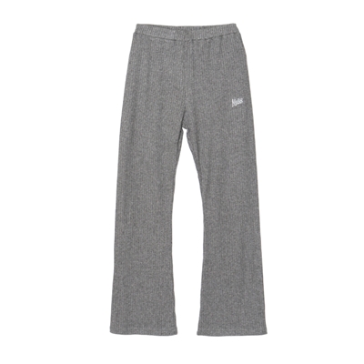 GLITTER RIB PANTS -GREY- (LADIES)