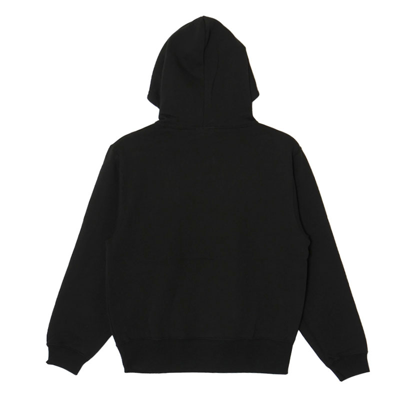 OG METAL HEART HOODIE -BLACK×RED- (LADIES)