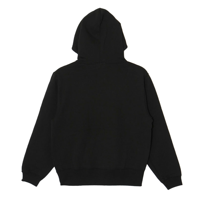 OG METAL HEART HOODIE -BLACK×SILVER- (LADIES)