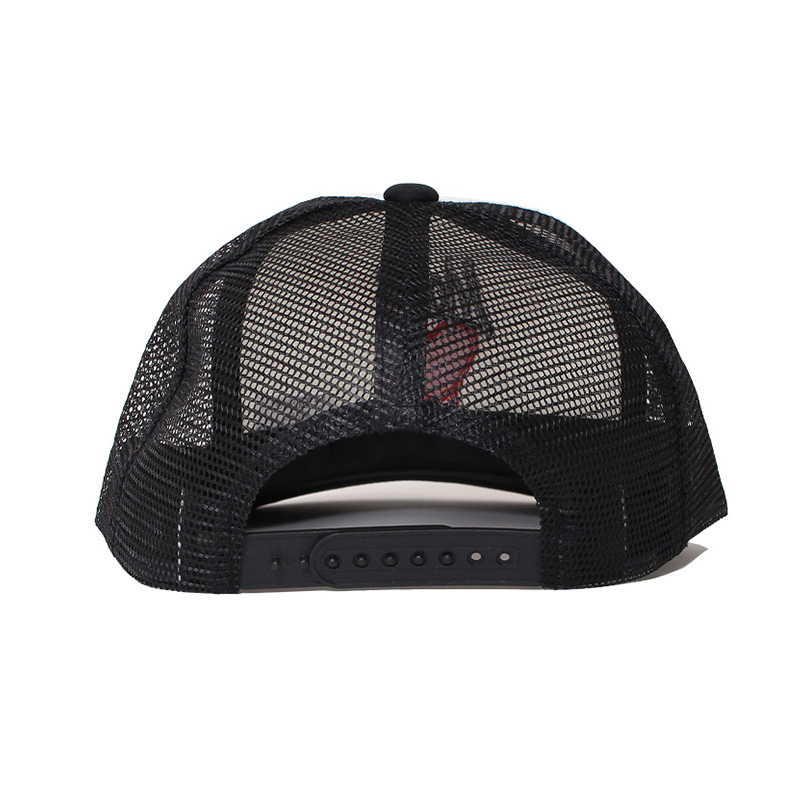 HEART DRIP MESH CAP -BLACK/WHITE-