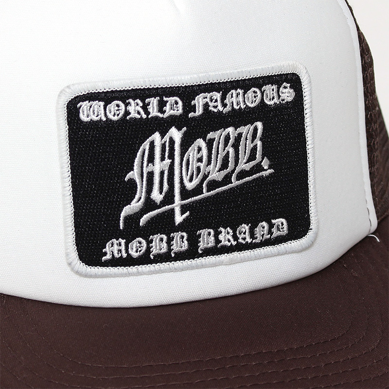 OLD OG WAPPEN MESH CAP -BROWN×WHITE-