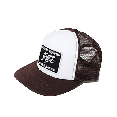 OLD OG WAPPEN MESH CAP -BROWN×WHITE-