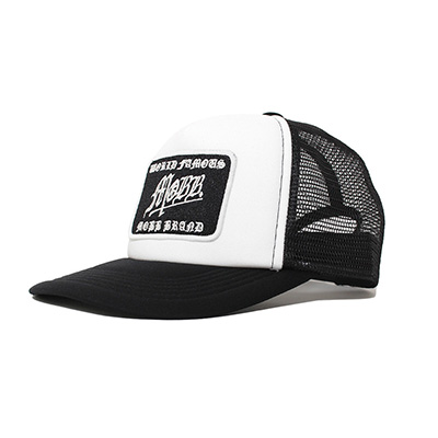 OLD OG WAPPEN MESH CAP -BLACK×WHITE-