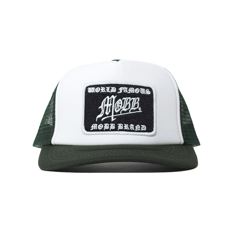 OLD OG WAPPEN MESH CAP -GREEN×WHITE-