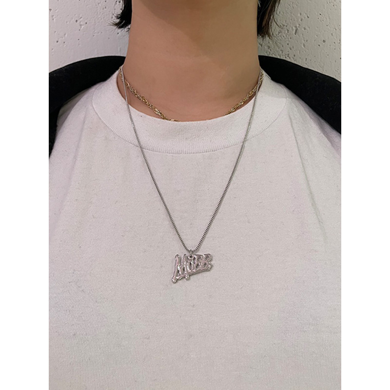 OG LETTER NECKLACE -GOLD-