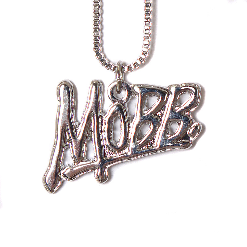 OG LETTER NECKLACE -SILVER-