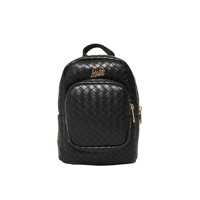 INTRECCIATO 2WAY MINI BAG -BLACK-