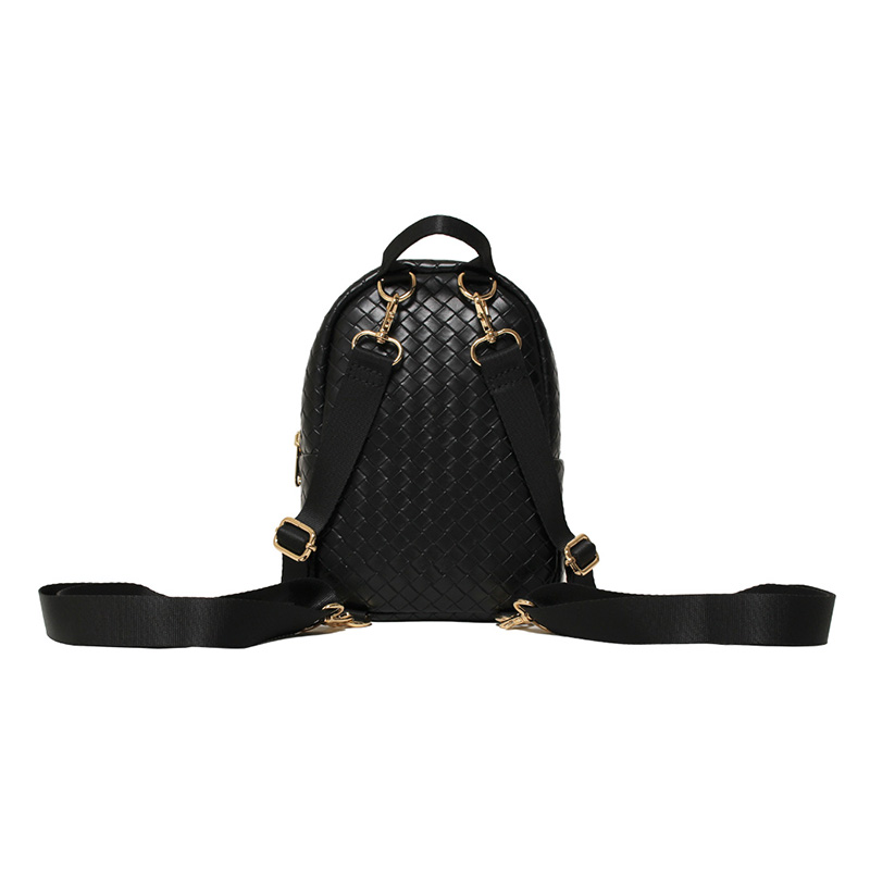 INTRECCIATO 2WAY MINI BAG -BLACK-