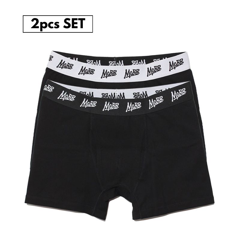 OG BOXER SHORTS (2pcs) -BLACK/WHITE-