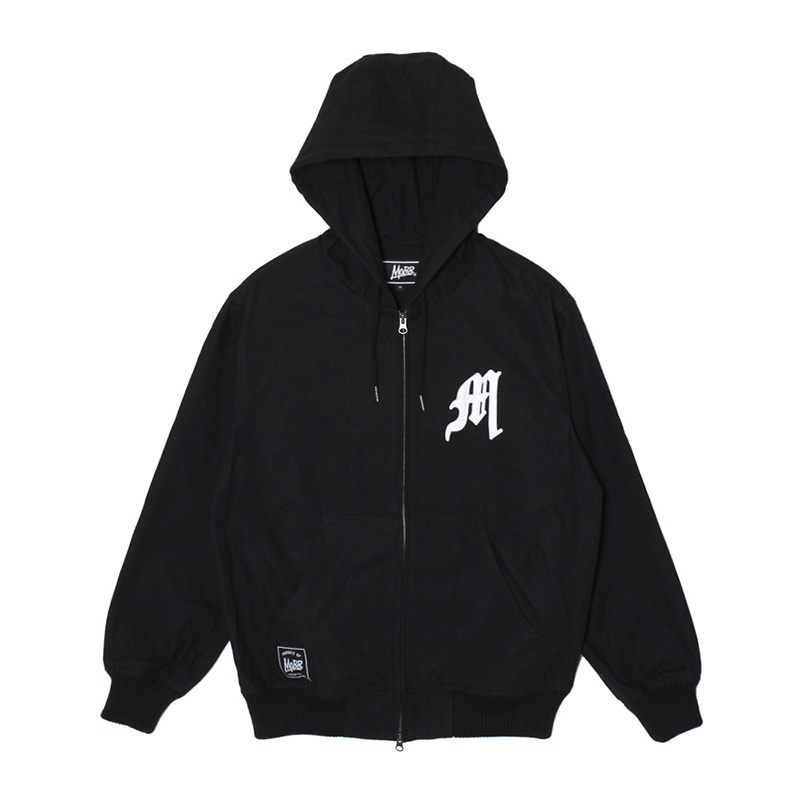 OLD OG ACTIVE HOODED JACKET -BLACK-