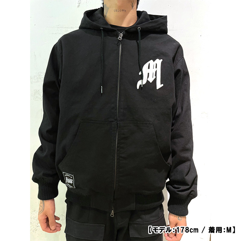 OLD OG ACTIVE HOODED JACKET -BLACK-