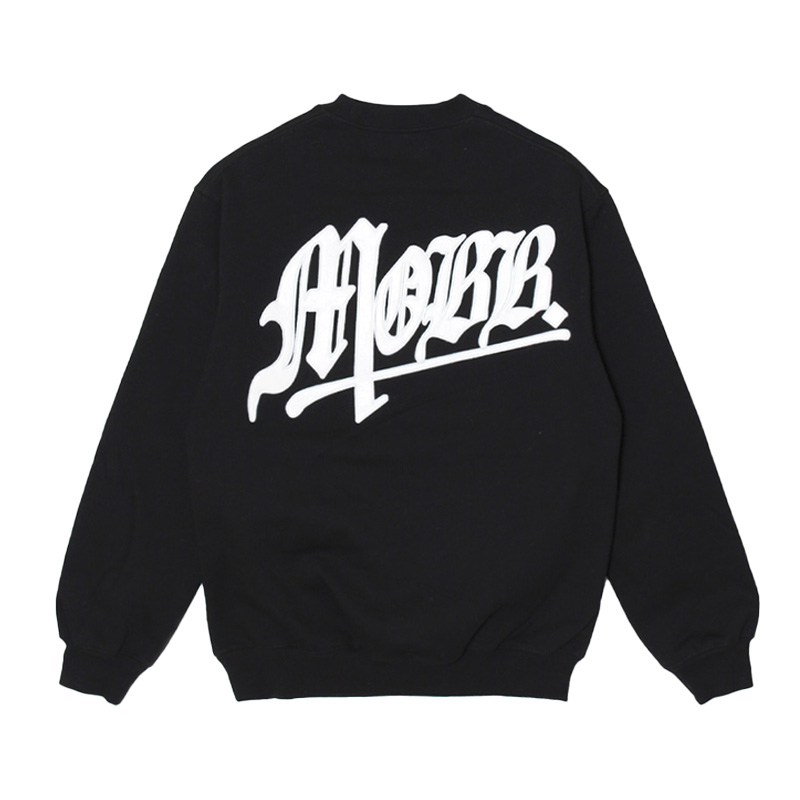 OLD OG WAPPEN CREW SWEAT -BLACK-