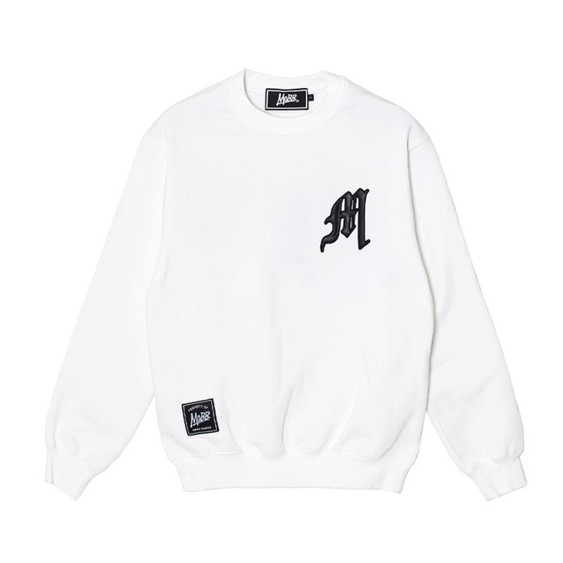 OLD OG WAPPEN CREW SWEAT -WHITE-