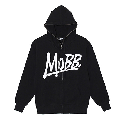 OG FULL ZIP HOODIE -BLACK-