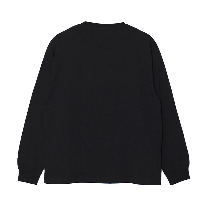 OG RHINESTONE L/S T-SHIRT -BLACK-