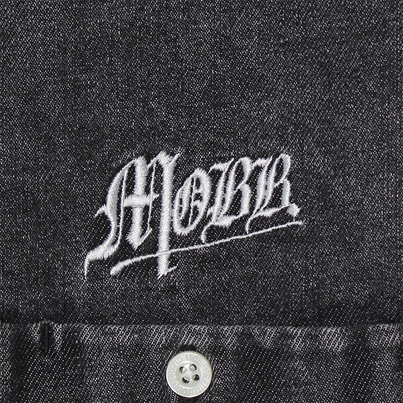 OLD CIRCLE L/S SHIRT -BLACK-