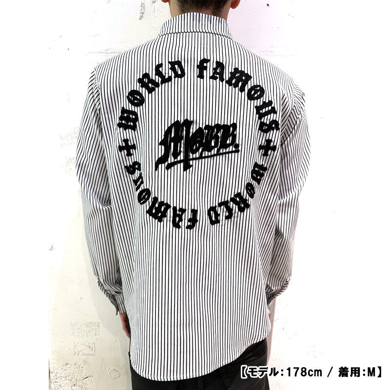 OLD CIRCLE L/S SHIRT -BLACK-