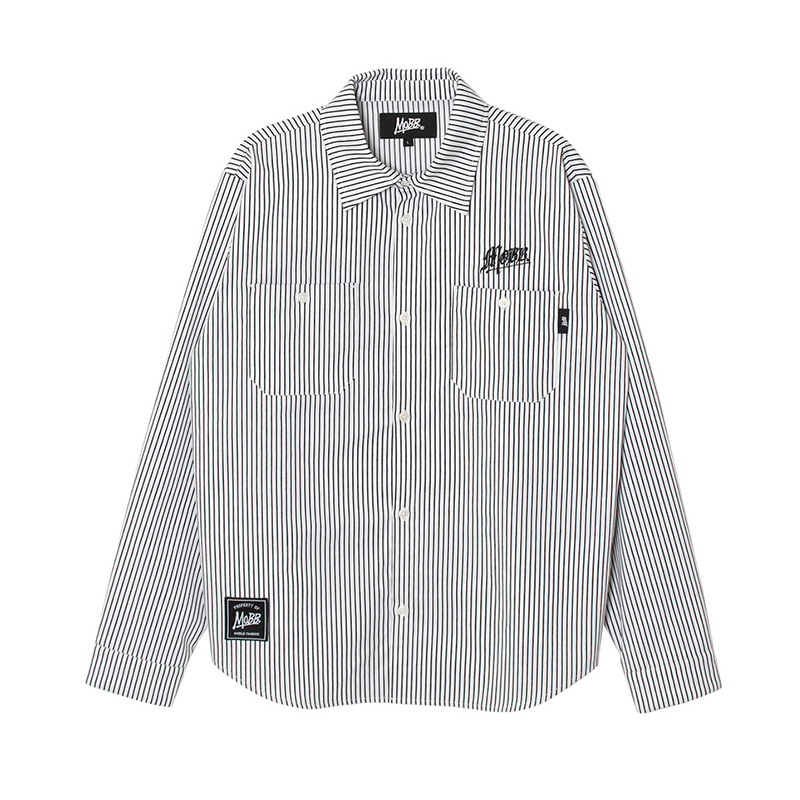 OLD CIRCLE L/S SHIRT -STRIPE-