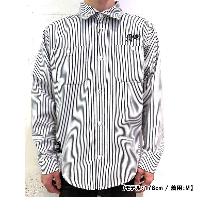 OLD CIRCLE L/S SHIRT -STRIPE-