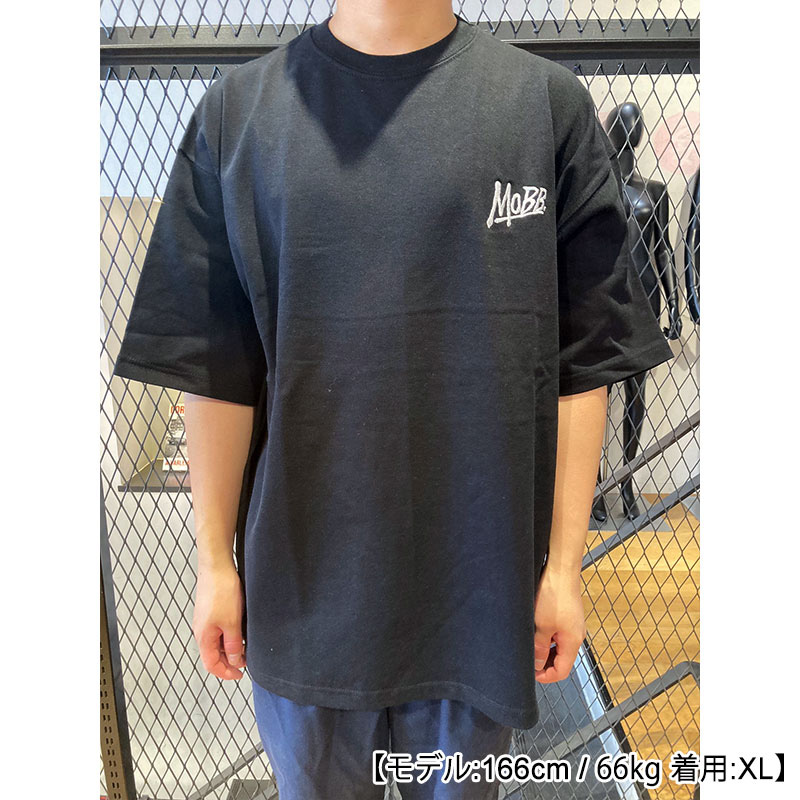 (E)MAGNUM WEIGHT S/S T-SHIRT -BLACK-