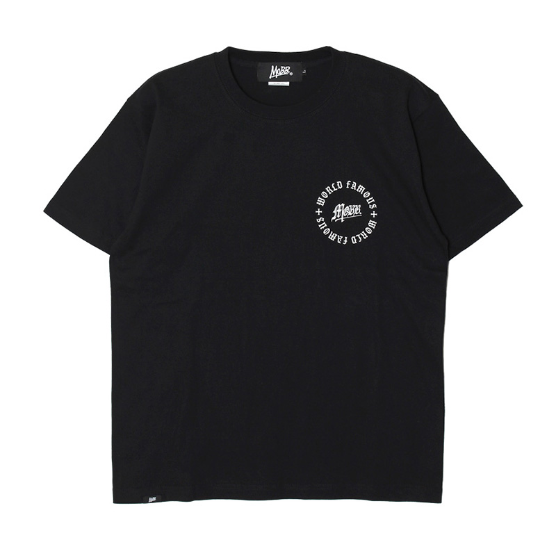 OLD CIRCLE T-SHIRT -BLACK-