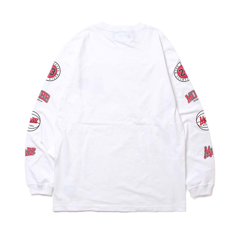 SWINGMAN L/S T-SHIRT -WHITE-