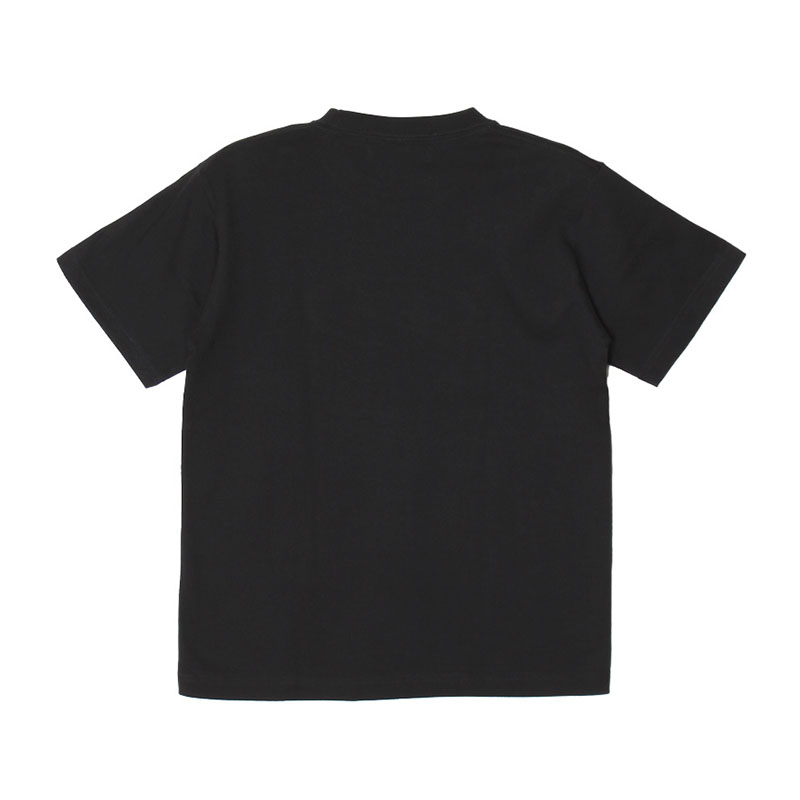 OVAL METALLIC T-SHIRT -BLACK-