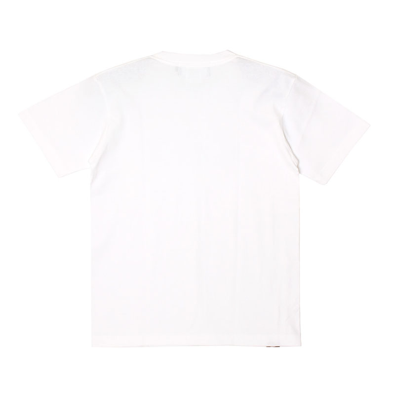 OVAL METALLIC T-SHIRT -WHITE-