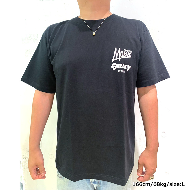 STUDIO SNEAKY T-SHIRT -BLACK-