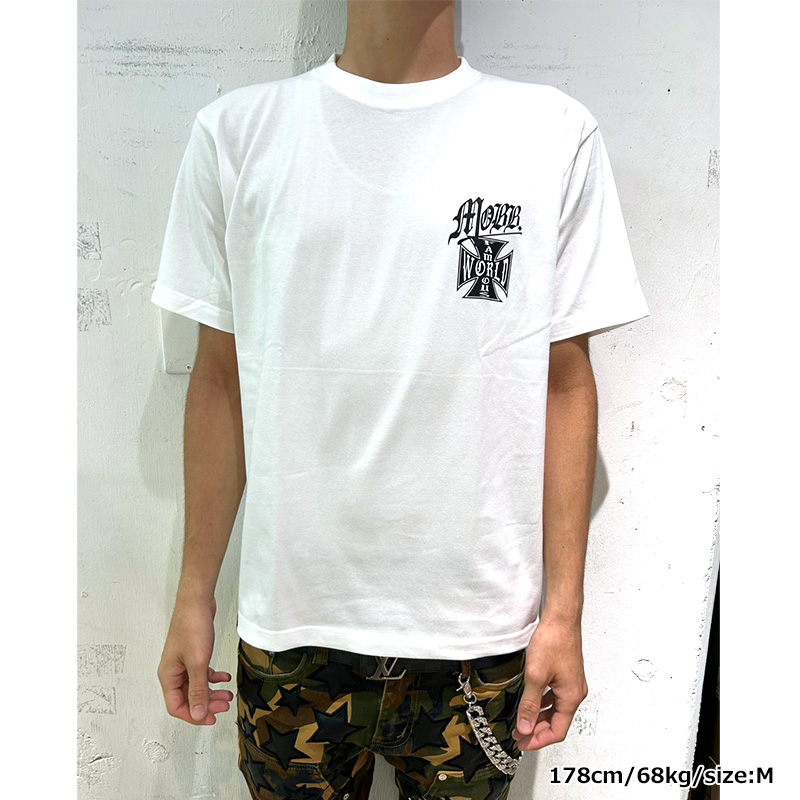 MALTESE CROSS T-SHIRT -WHITE-
