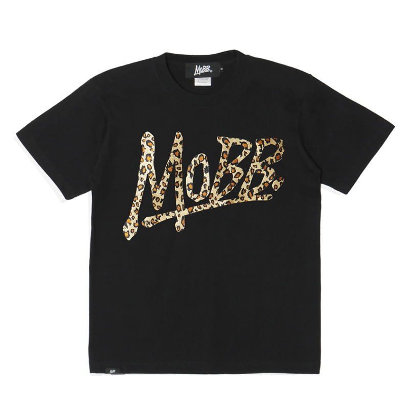 OG LEOPARD T-SHIRT -BLACK-