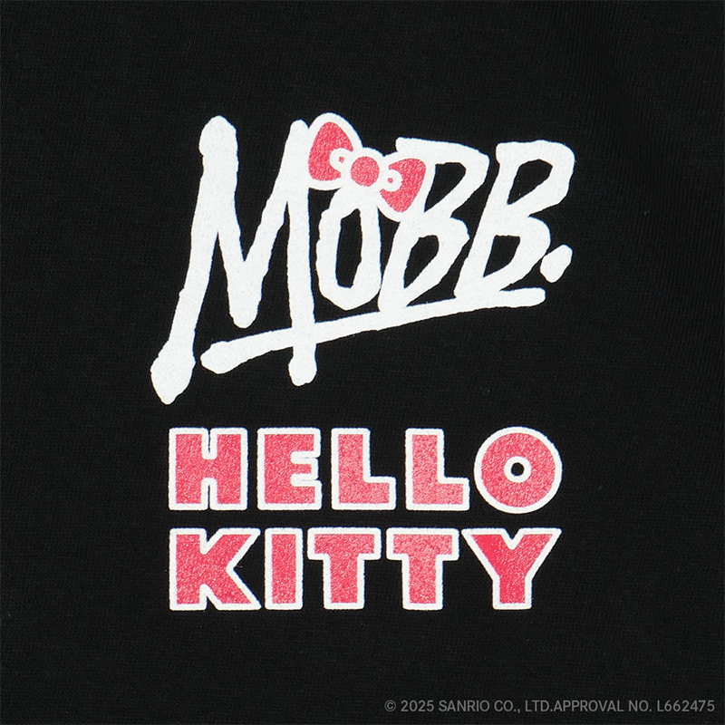 MOBB KITTY T-SHIRT -BLACK-