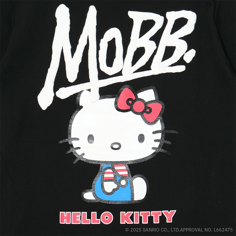 MOBB KITTY T-SHIRT -BLACK-