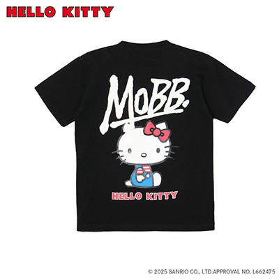 MOBB KITTY T-SHIRT -BLACK-