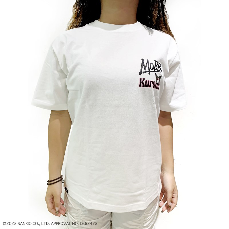MOBB KITTY T-SHIRT -WHITE-
